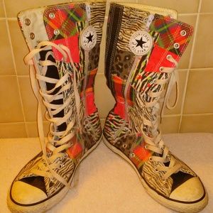 Converse patch work boots